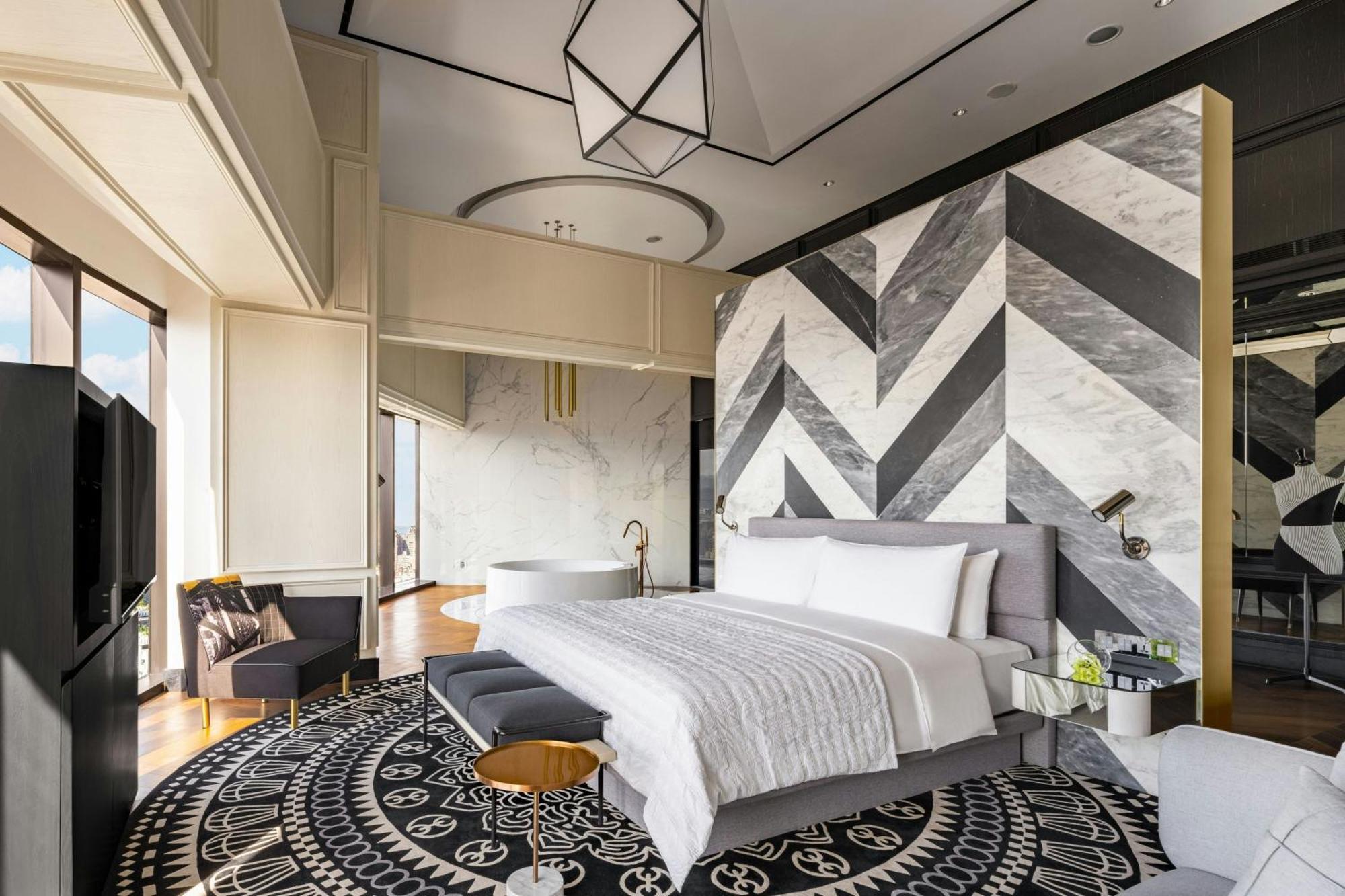 Le Meridien Тайчжун Екстер'єр фото A bedroom at the hotel