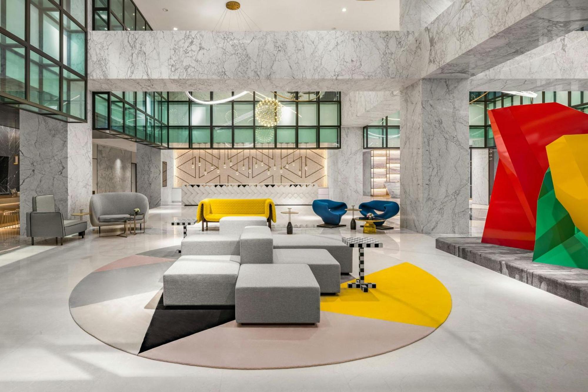 Le Meridien Тайчжун Екстер'єр фото The lobby of the hotel